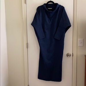 Bryn Walker cowl neck, long terry wedge dress!